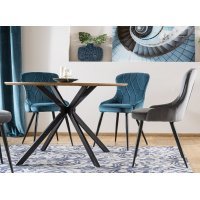 Scaun Tapitat LOTUS VELVET Genarom SN Verde / Bluvel 78